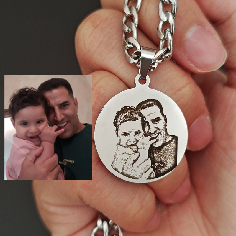 Photographic Memory - Customized Family Photo Pendant Custom Personalized