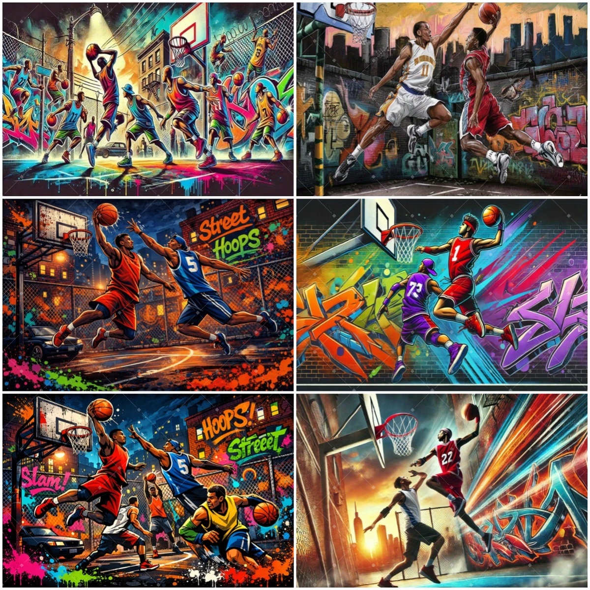 Photography Competition - Street Art Basketball Sport Backdrop Urban