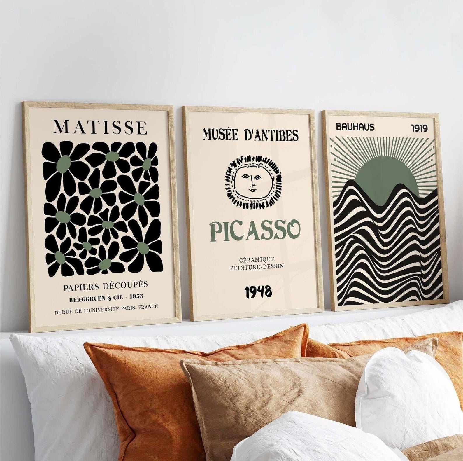 Photography Kit - 3pcs/set Retro Matisse Canvas Wall Art