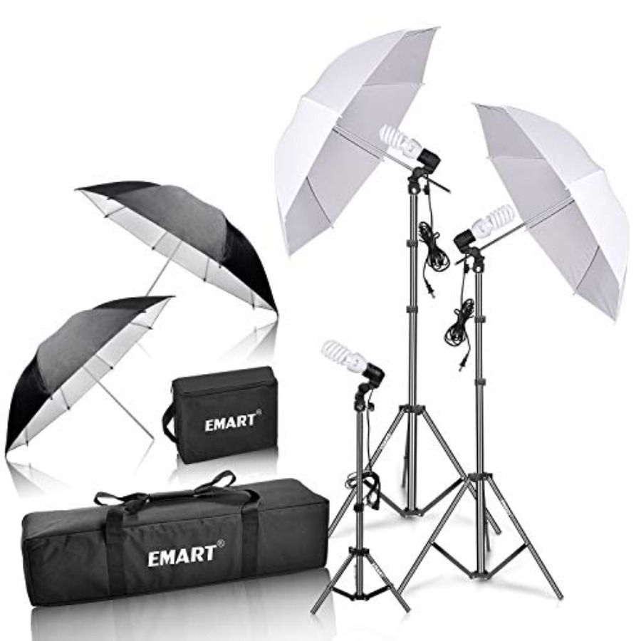 Photography Umbrella Light - Umbrella Photography Lighting Kit 200/700W Bulbs