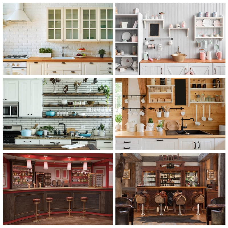 Photography Competition - Kitchen Cabinet Bar Backdrop Photography Room