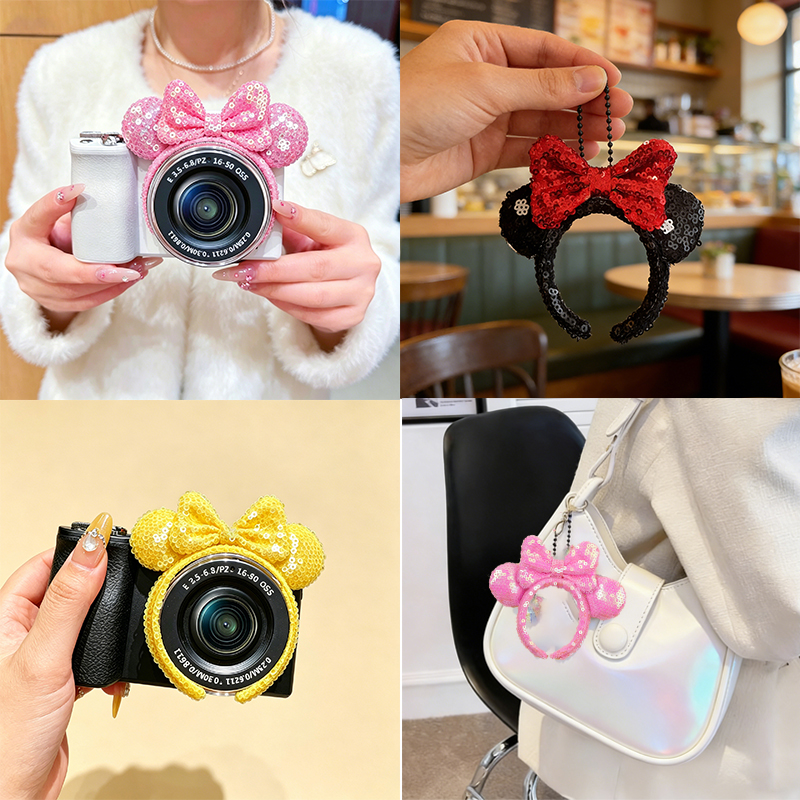 Photography Journalism - Cartoon Mini Hairband Bag Camera Pendant