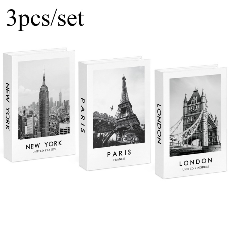 Photography Yearbook - 3Pcs/Set Fake Book Luxury Photography Props
