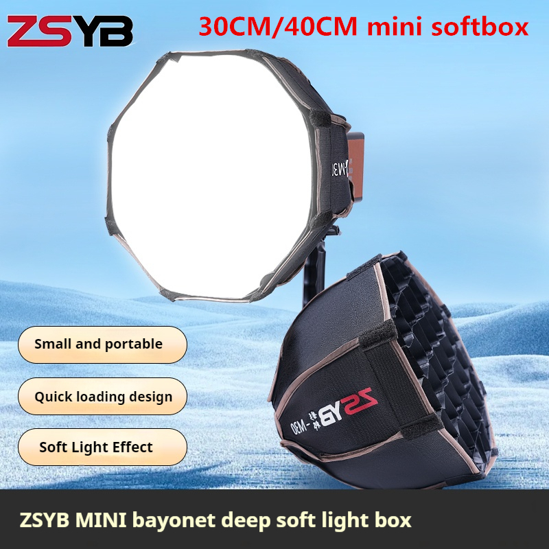 Photography Umbrella Light - 30cm Octagon Umbrella Softbox ZHIYUN Honeycomb