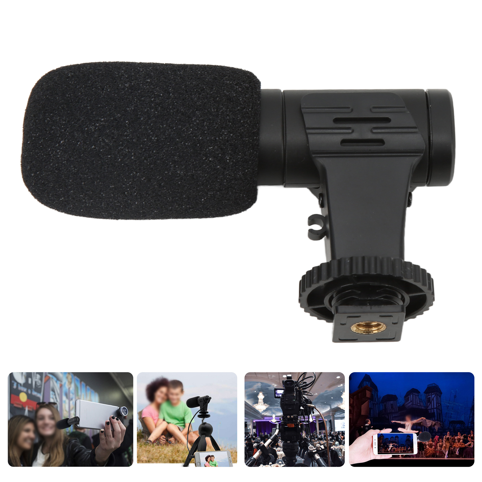 Photography With Mobile - 3.5mm Mini Microphone Video Record Mini