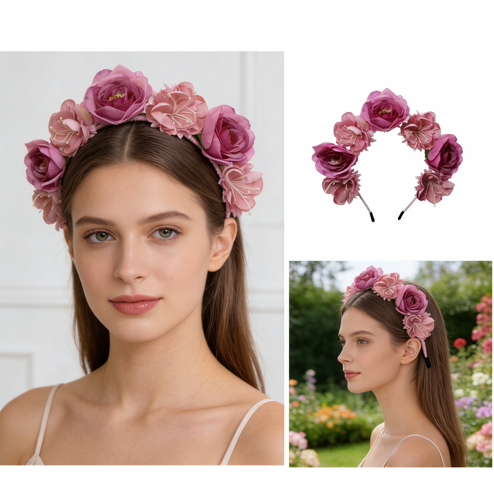 1PC Bohemian Flower Crown Head - Photography Triangle 评论和价格