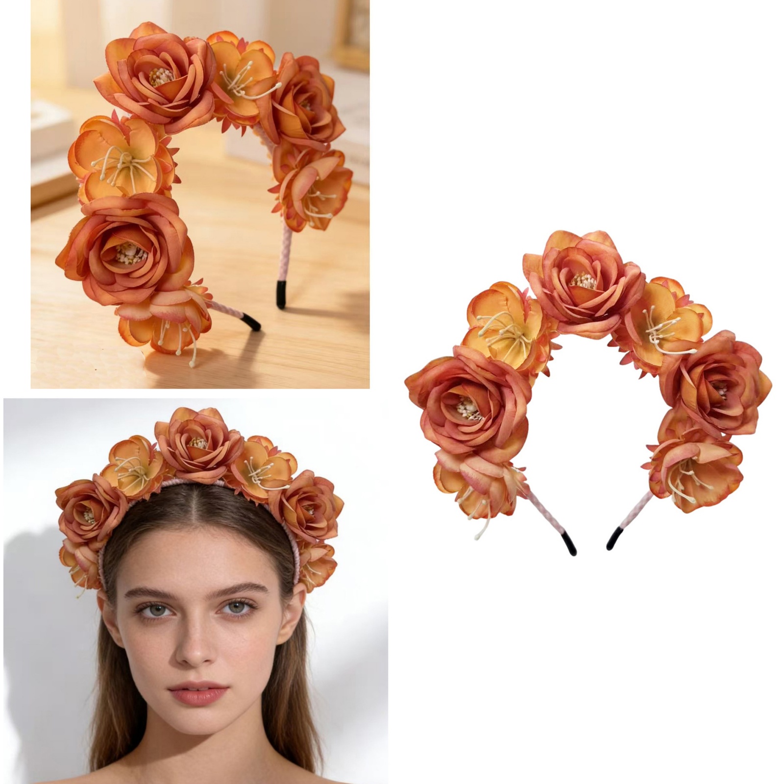 1PC Bohemian Flower Crown Head - Photography Triangle 评论和价格