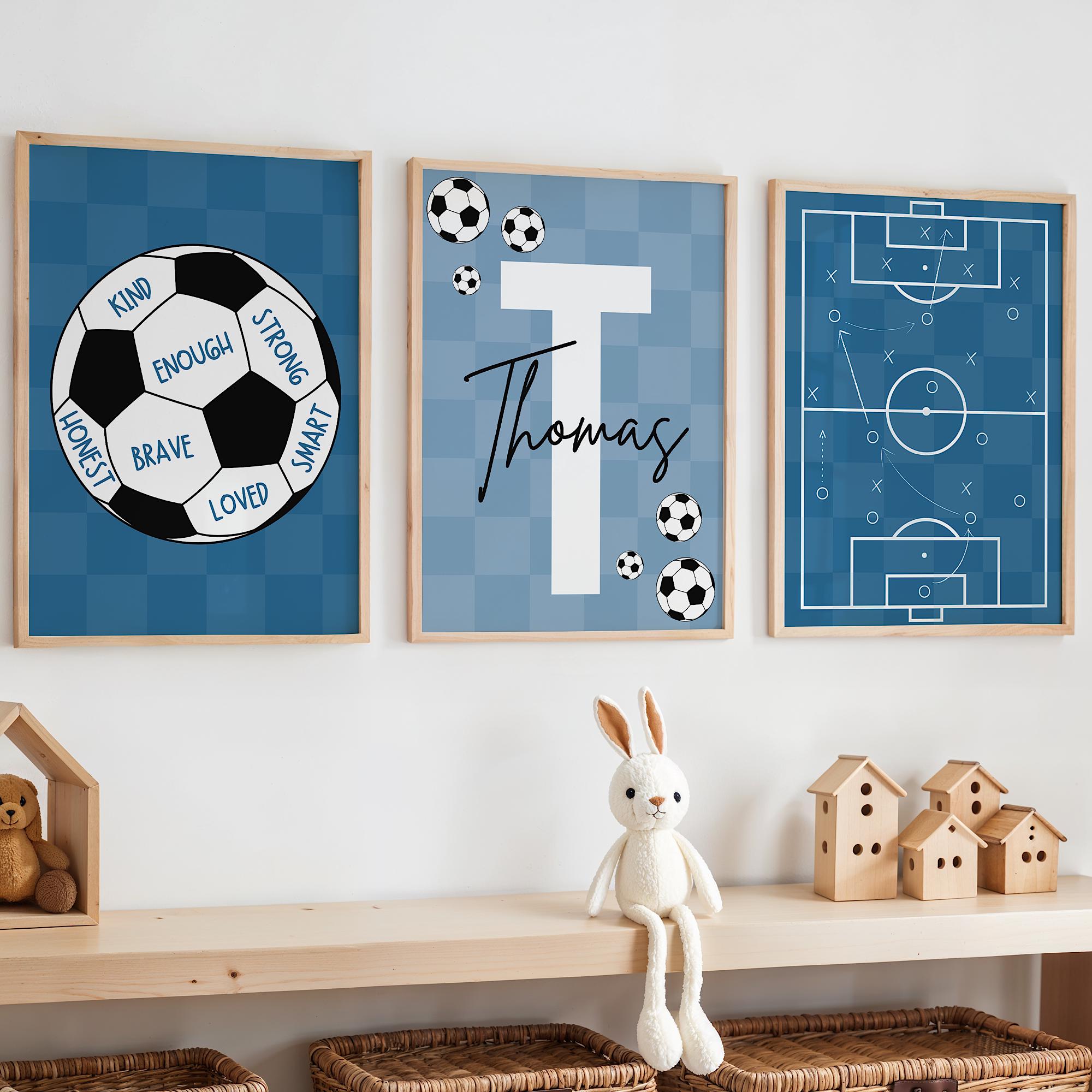 Custom Soccer Wall Art Set Aff - Photography Kit 评论和价格