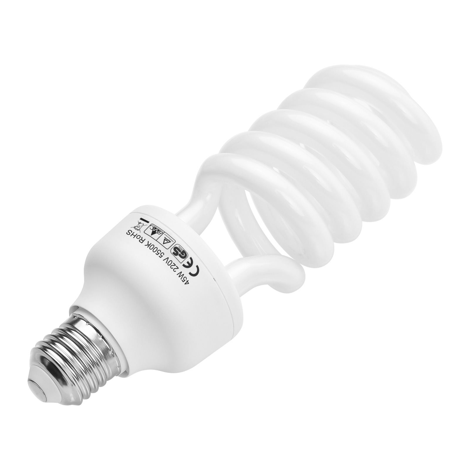 45W Spiral Fluorescent Light B - Photography Bulb 评论和价格