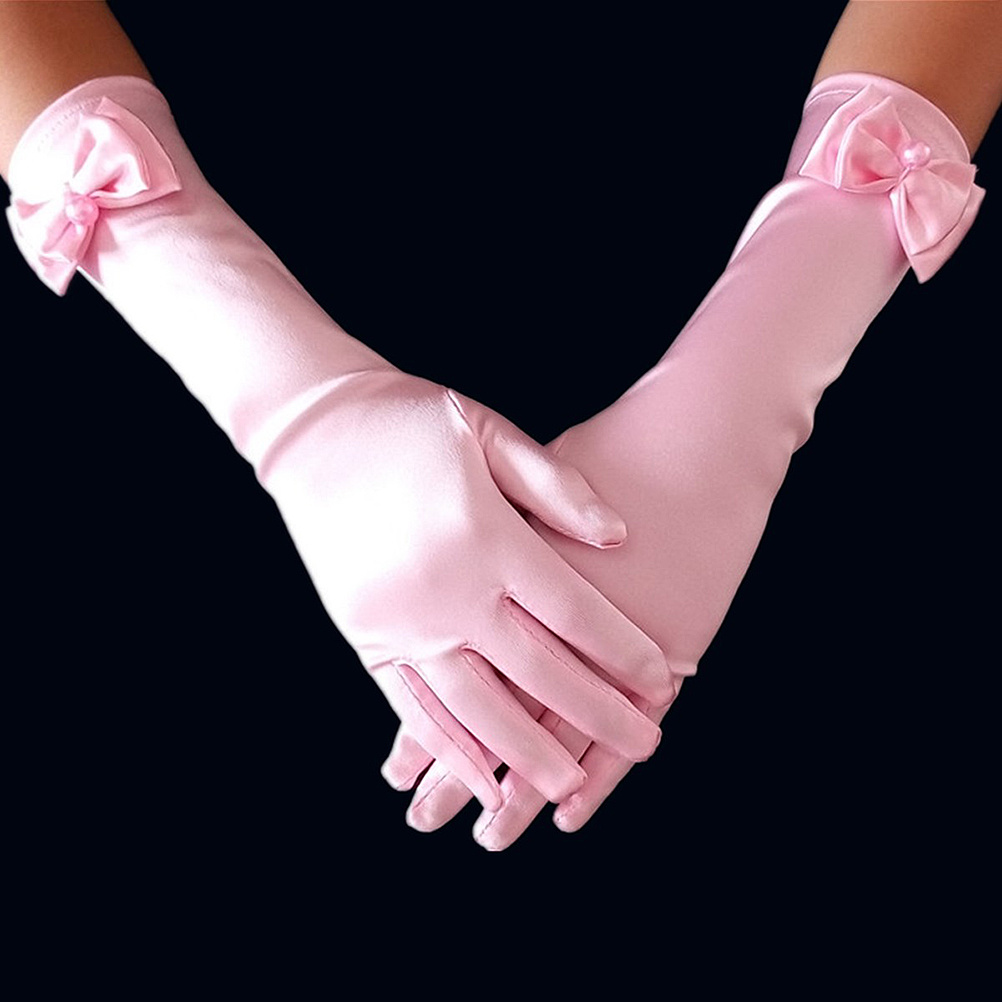 1Set Long Satin Gloves for Gir - Photography Competition 评论和价格