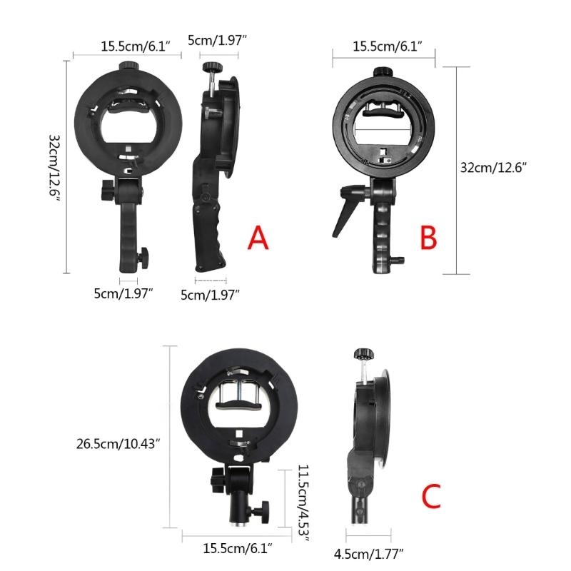 S-Type Bracket Handheld Grip M - Beauty Dish Softbox 评论和价格