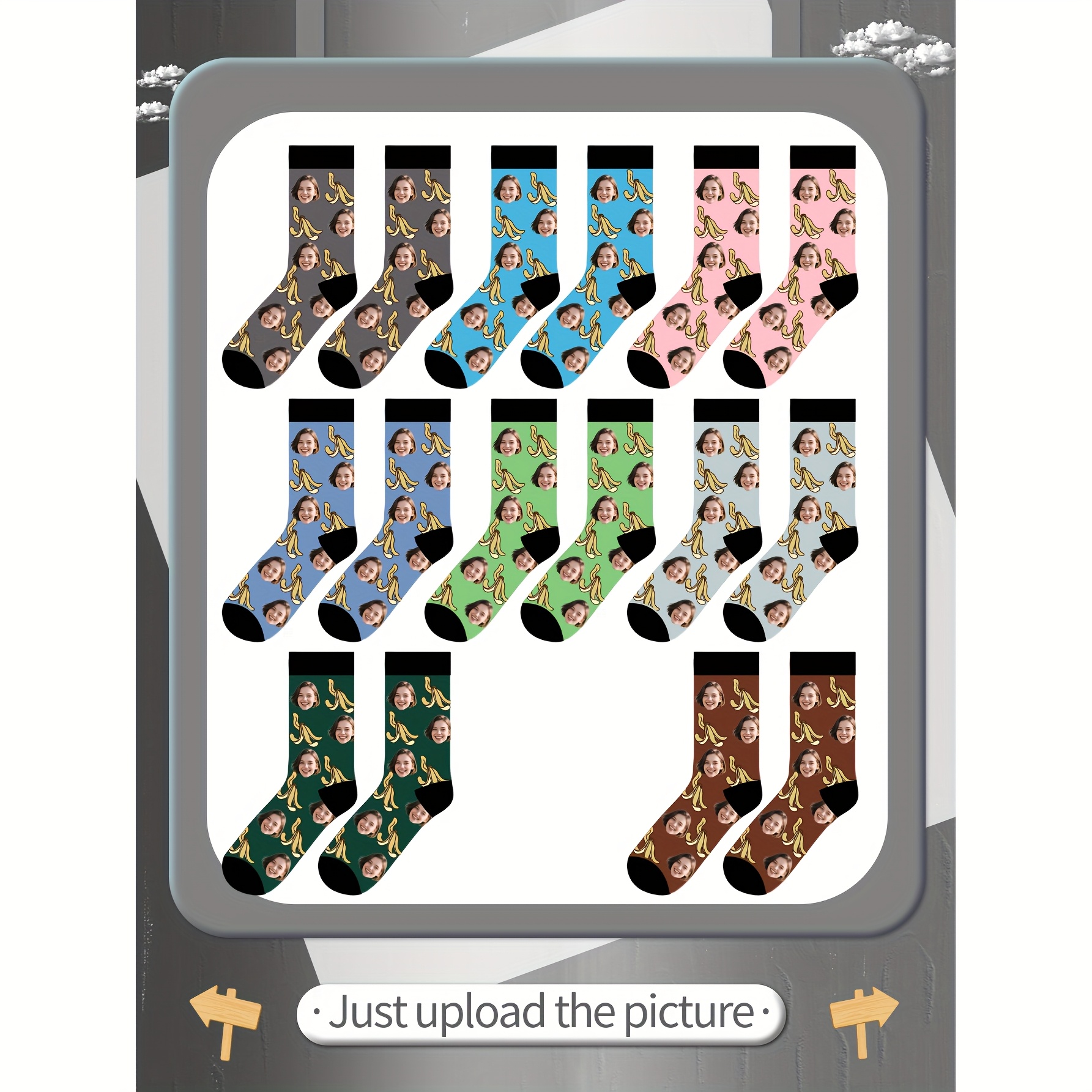 1 pair of customized photo fac - Photographic Memory 评论和价格