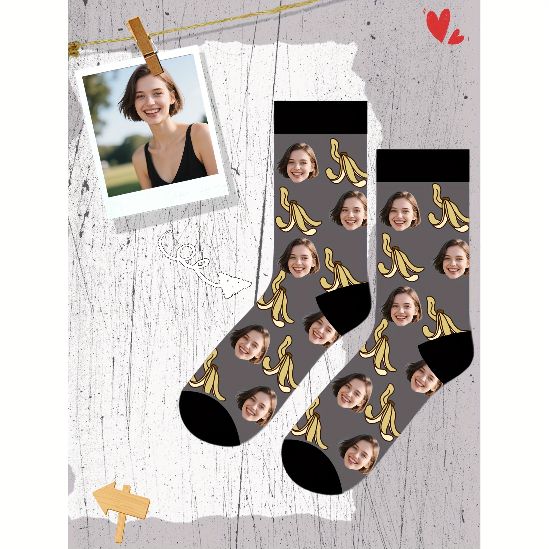 1 pair of customized photo fac - Photographic Memory 评论和价格