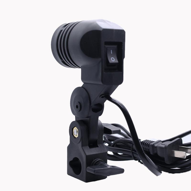Black 1.8M Cable Cord E27 Sock - Photography Umbrella Light 评论和价格