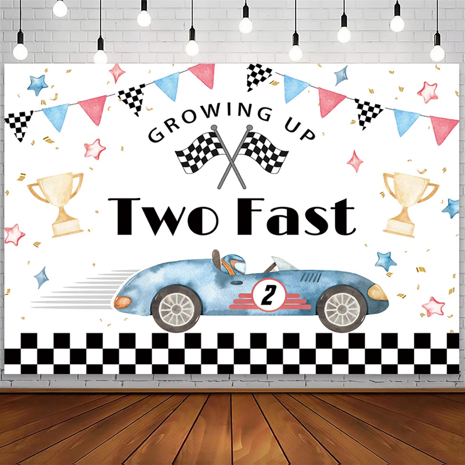 Racing Birthday Party Backdrop - Photography Competition 评论和价格