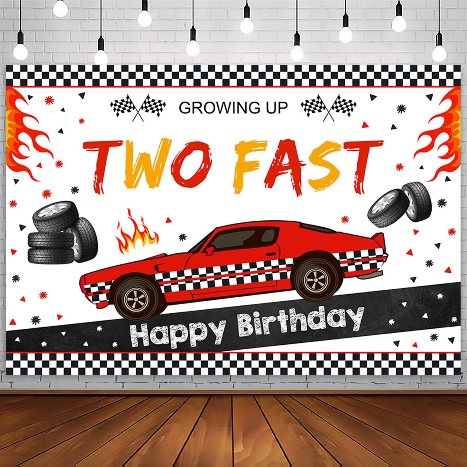 Racing Birthday Party Backdrop - Photography Competition 评论和价格