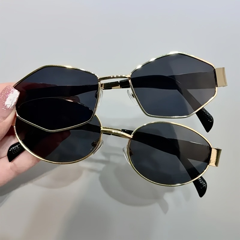 2pcs Summer Trendy Glasses Set - Photography Outdoor 评论和价格