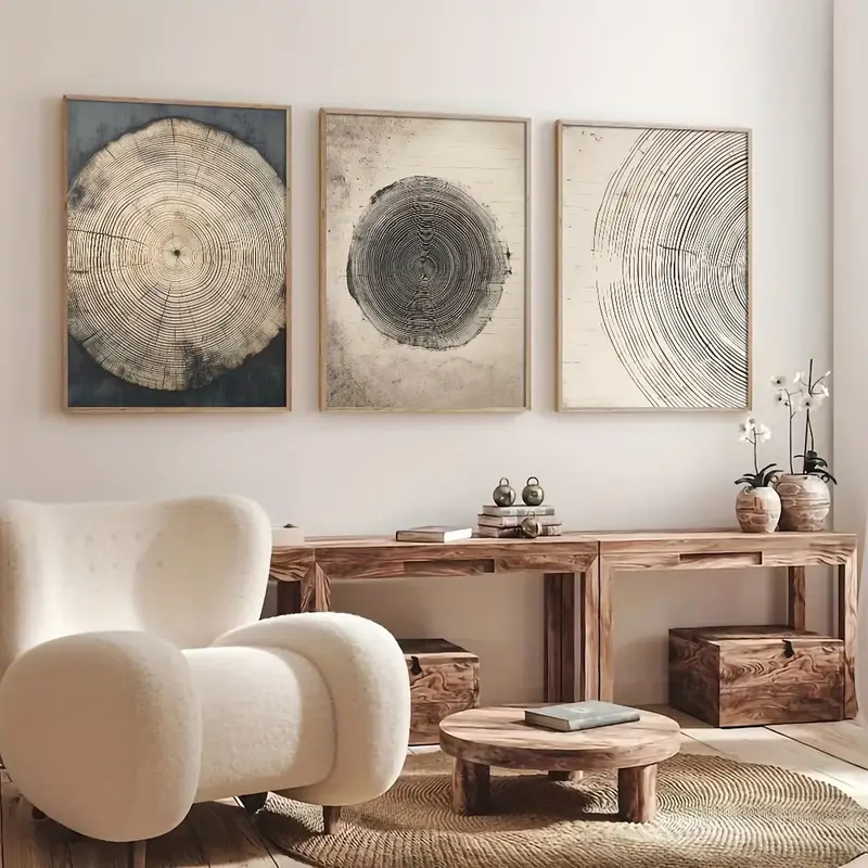 3pcs/Set Abstract Tree Ring Ca - Photography Kit 评论和价格