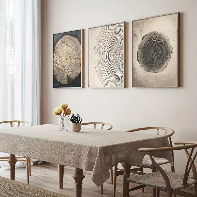 3pcs/Set Abstract Tree Ring Ca - Photography Kit 评论和价格