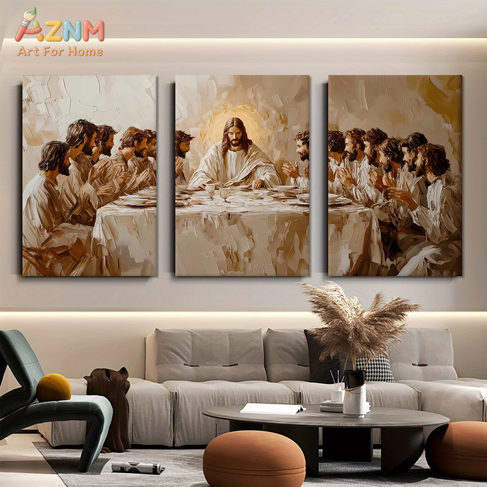 3PCS The Last Supper Abstract  - Photography Kit 评论和价格