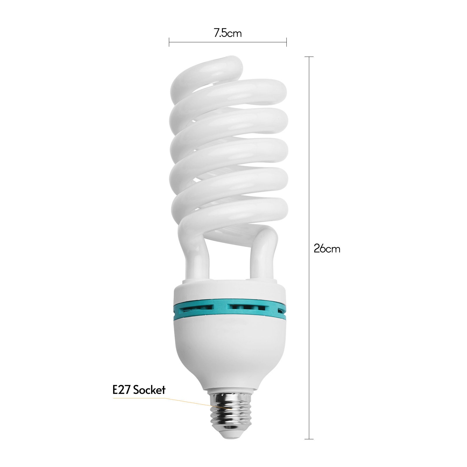 Andoer E27 135W Spiral Fluores - Photography Bulb 评论和价格