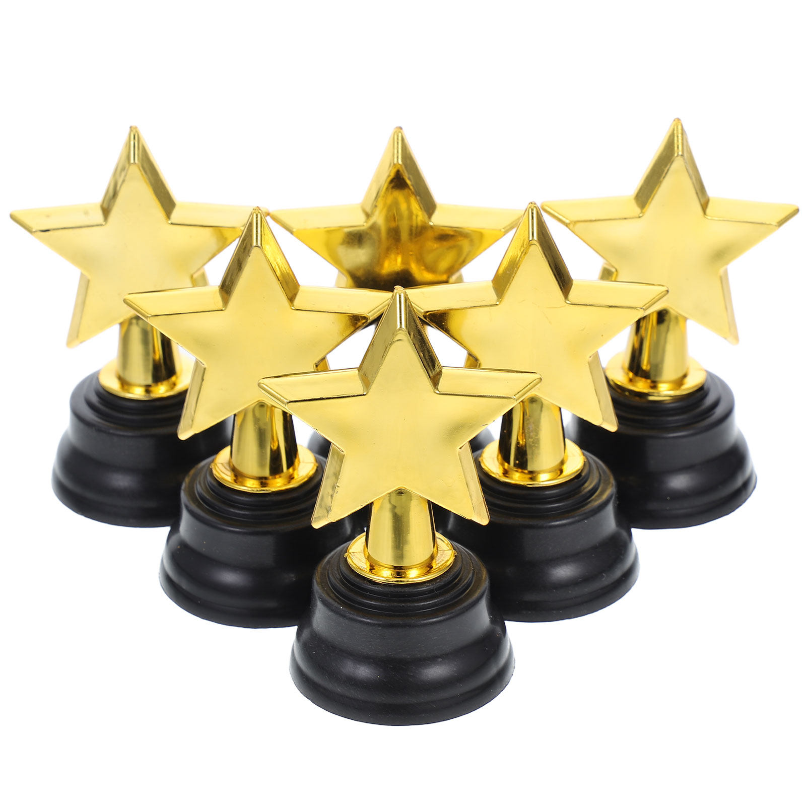 6Pcs Little Star Trophies Gold - Photography Competition 评论和价格