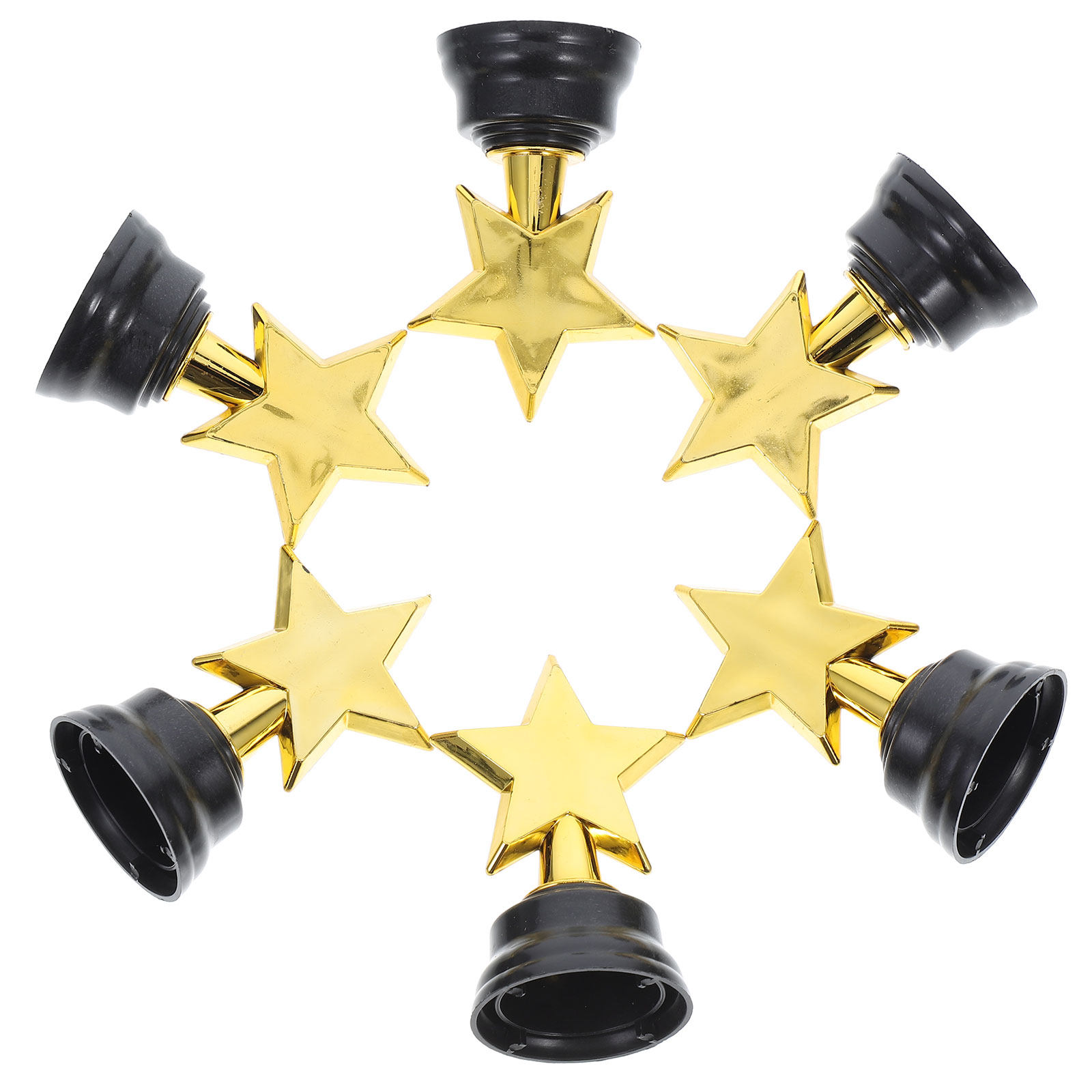 6Pcs Little Star Trophies Gold - Photography Competition 评论和价格