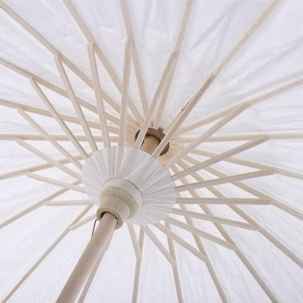Oil Paper White Decorative Lon - Photography Umbrella 评论和价格