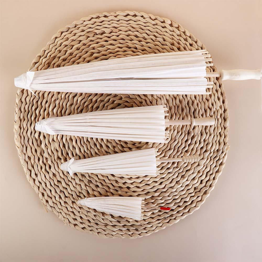 Oil Paper White Decorative Lon - Photography Umbrella 评论和价格
