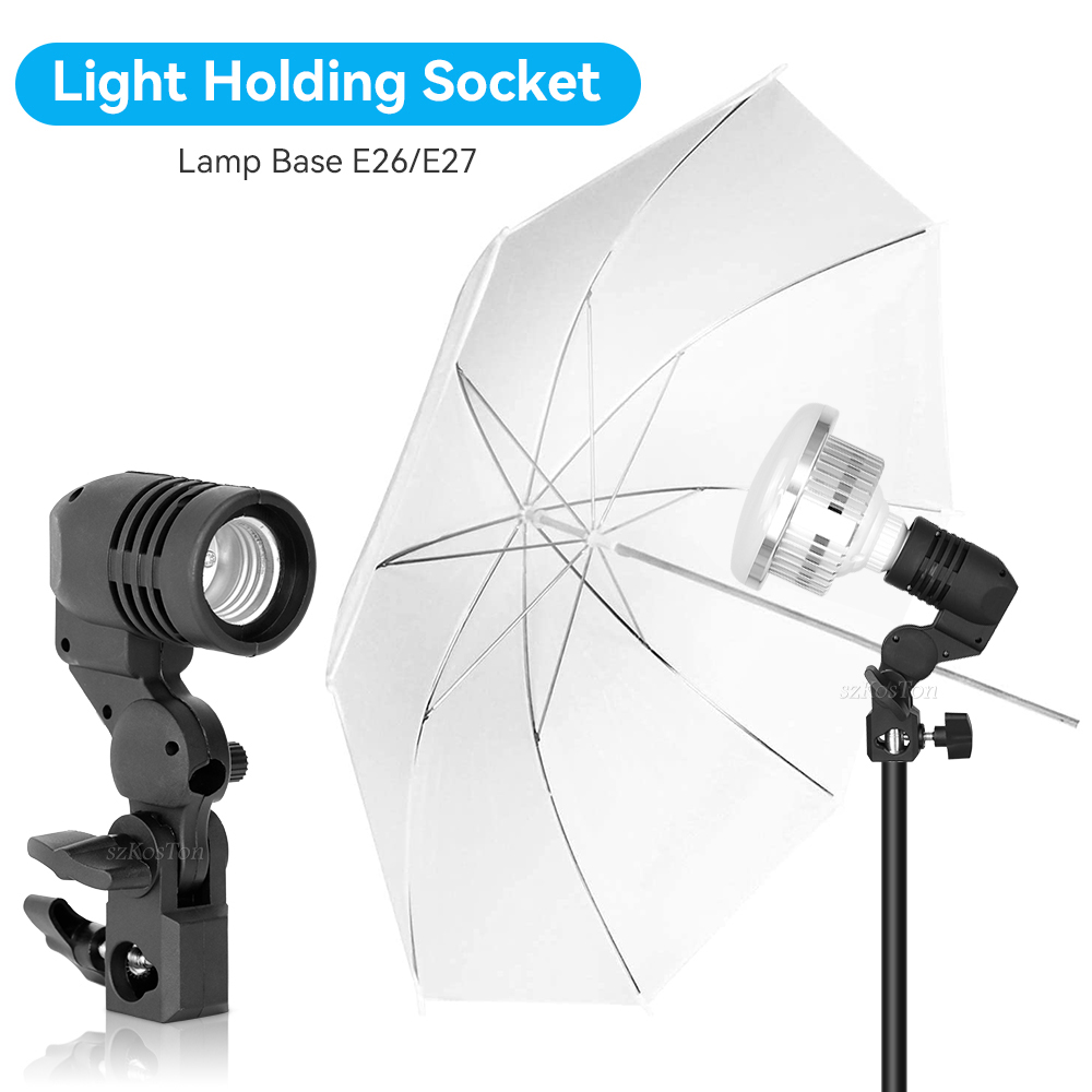 2PCS/1PC E27 Single Head Bulb  - Photography Bulb 评论和价格