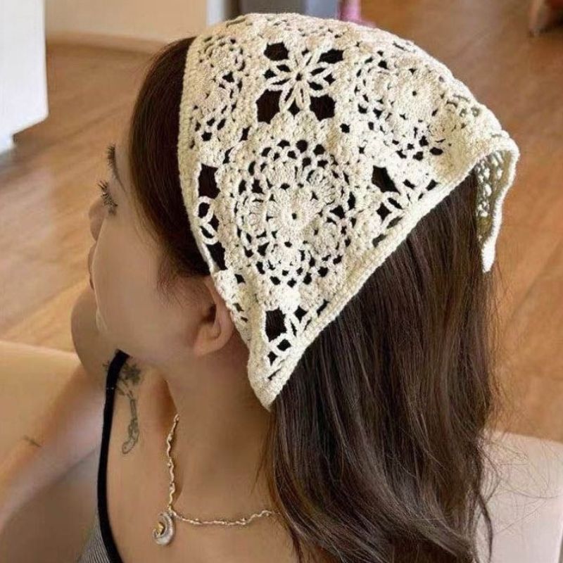 Retro Knitted Triangle Headban - Photography Triangle 评论和价格