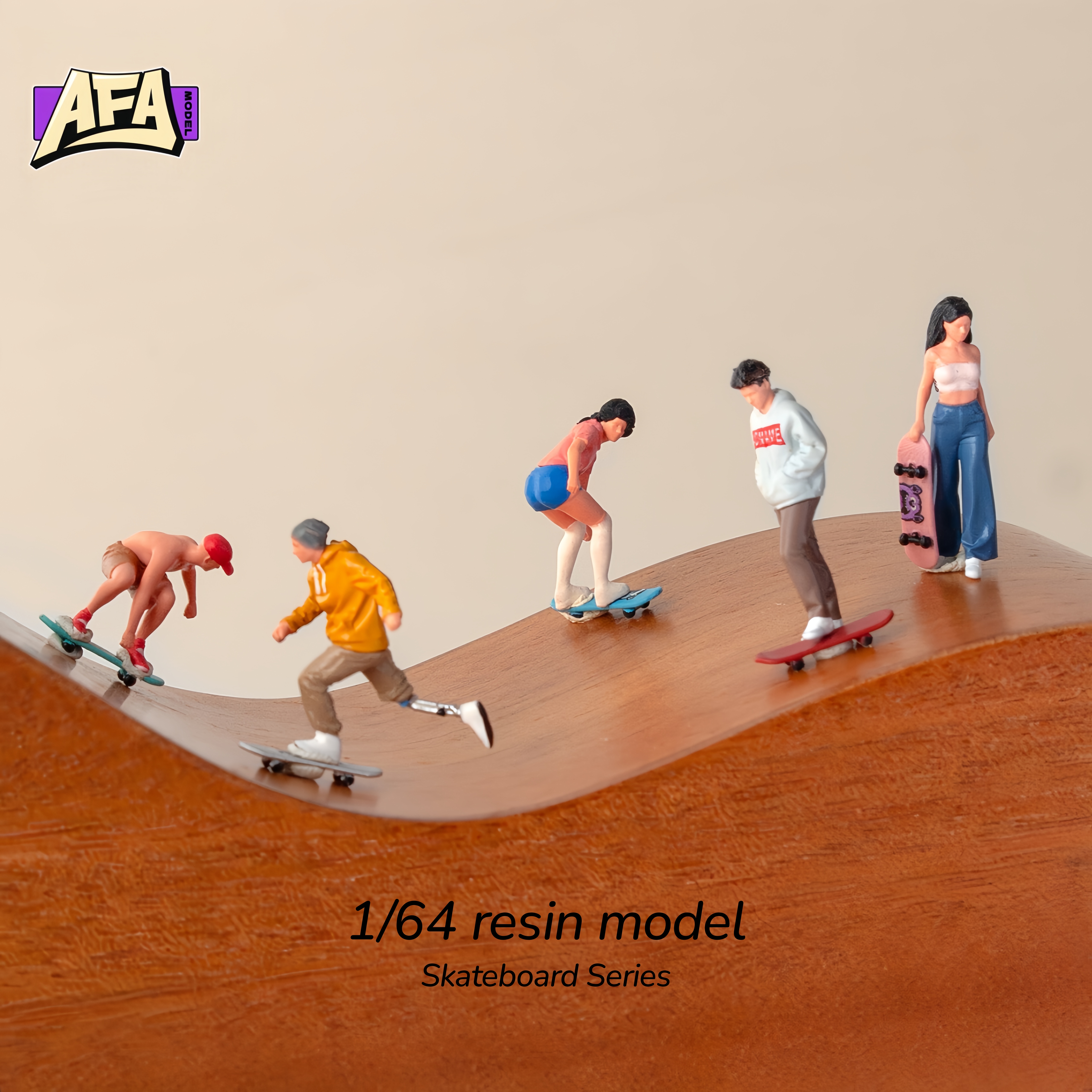 1 64 resin diorama skate Minia - Photography Kit 评论和价格