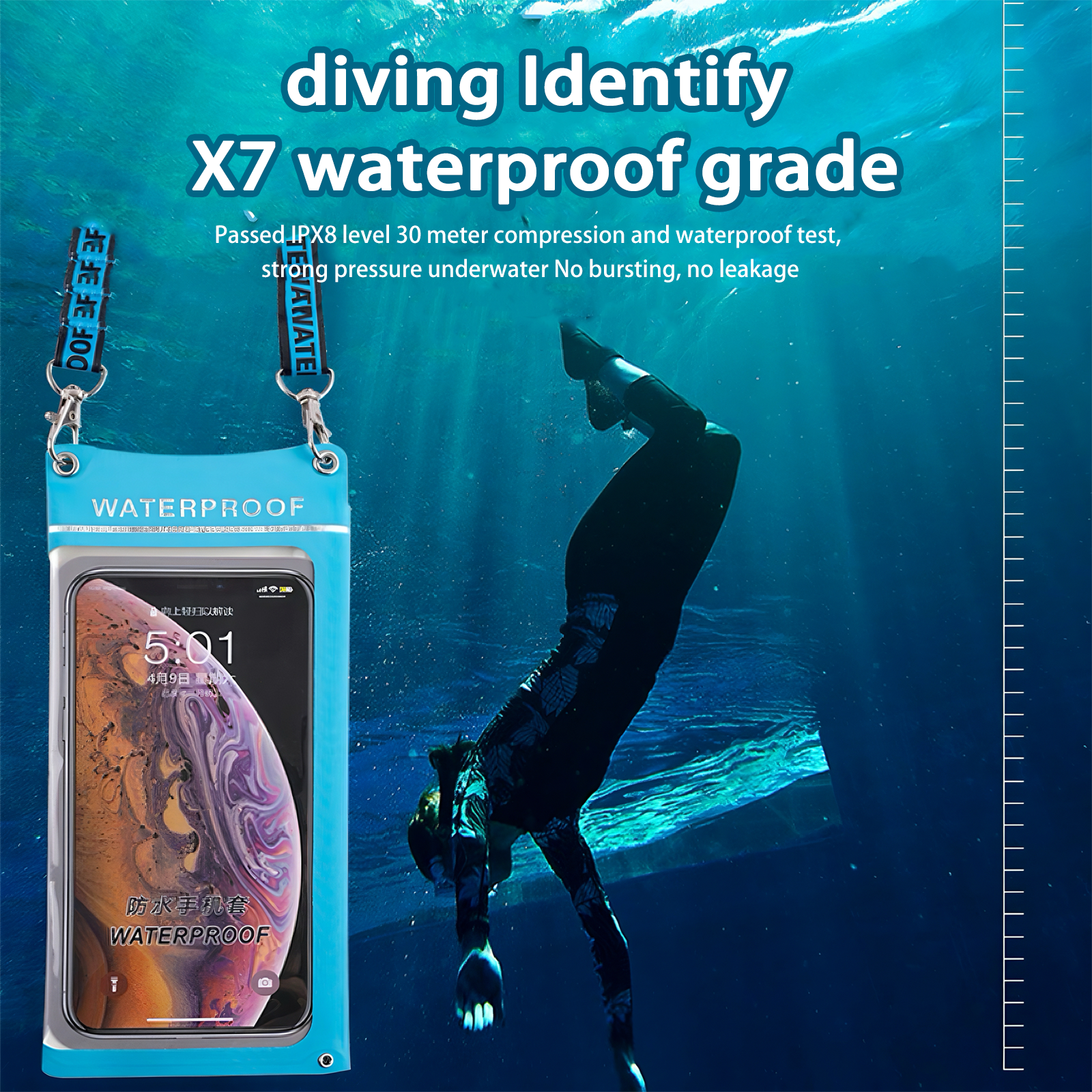 TPU waterproof phone pouch tou - Photography Outdoor 评论和价格