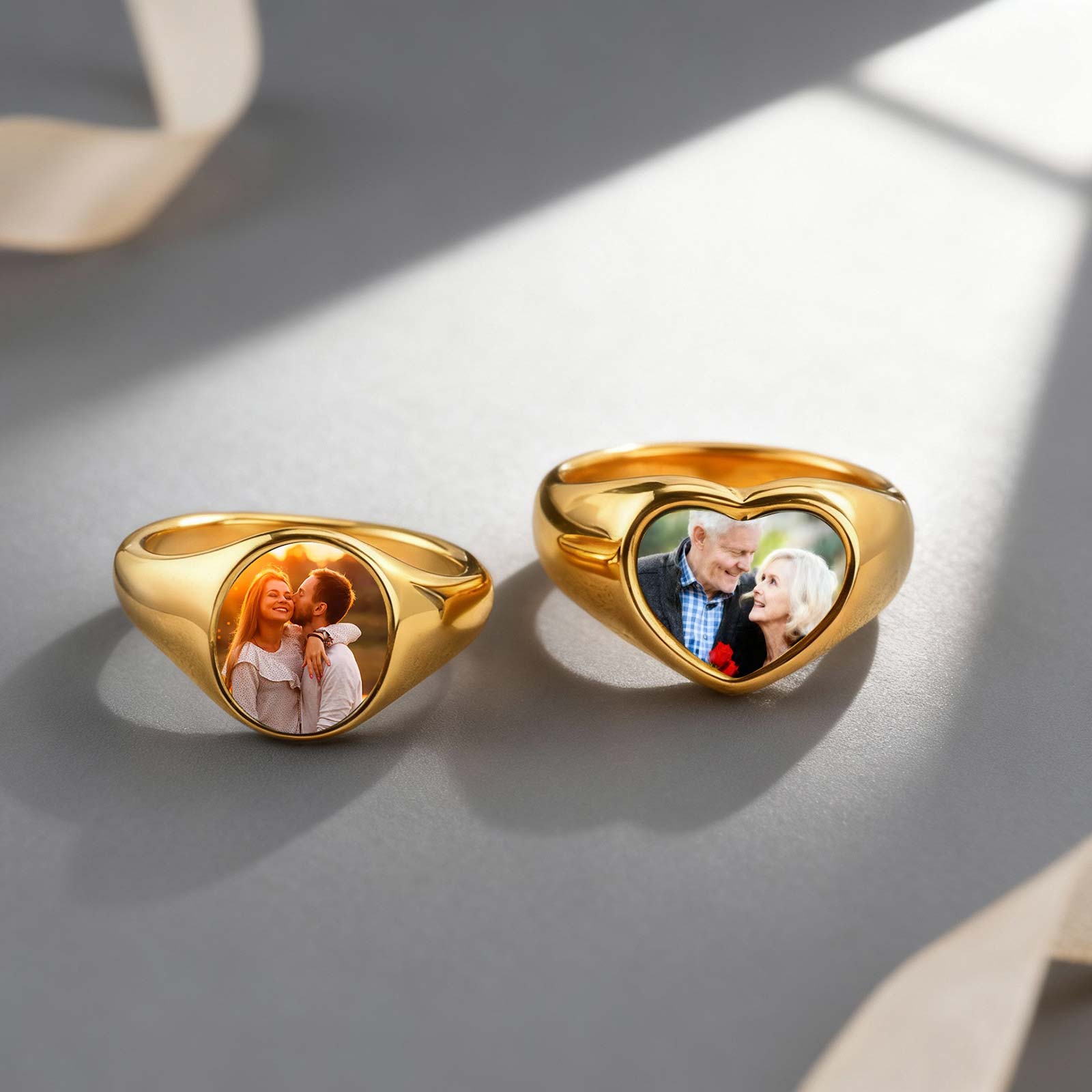 Custom Photo Signet Ring for W - Photographic Memory 评论和价格