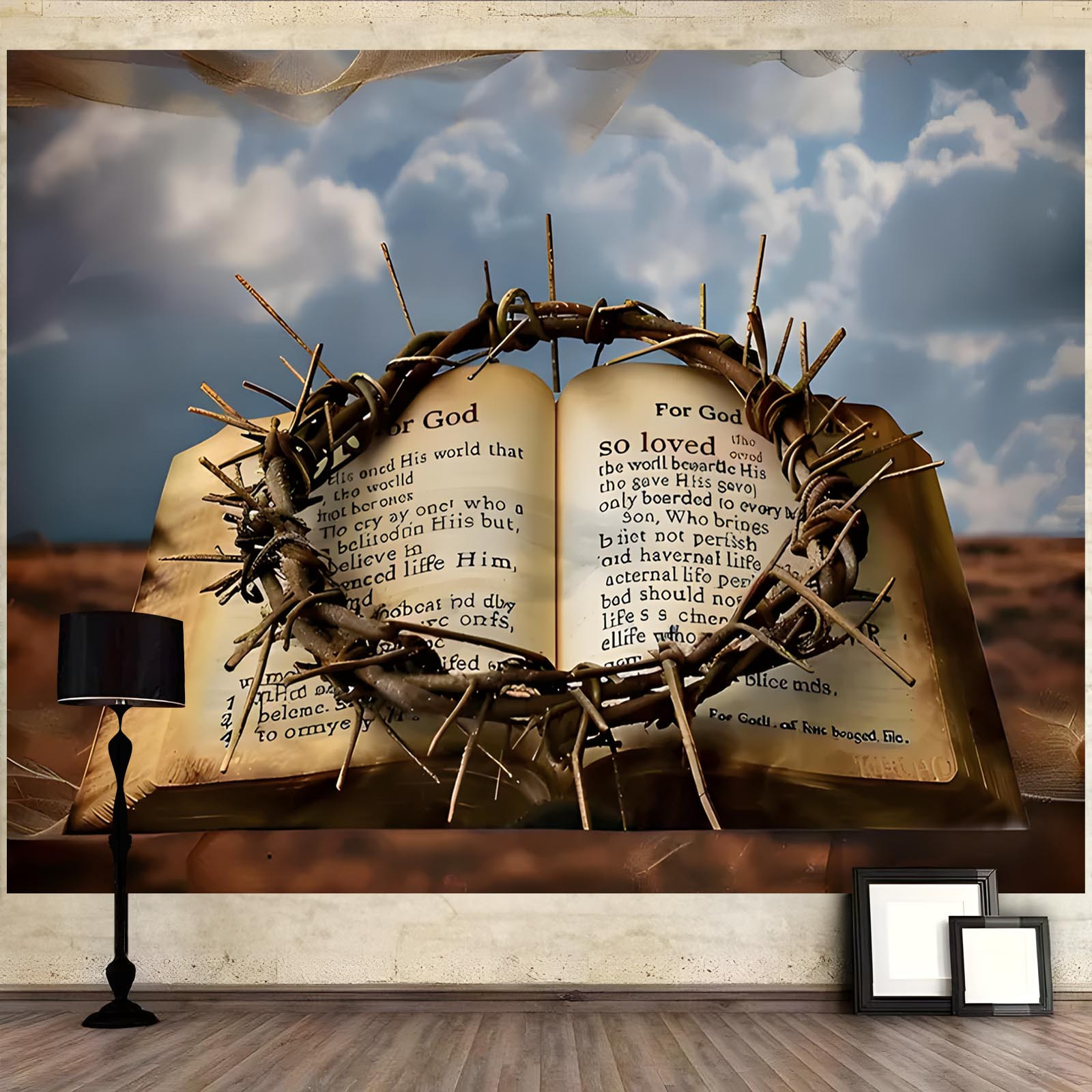 1pc Religious Book and Crown o - Photography Yearbook 评论和价格