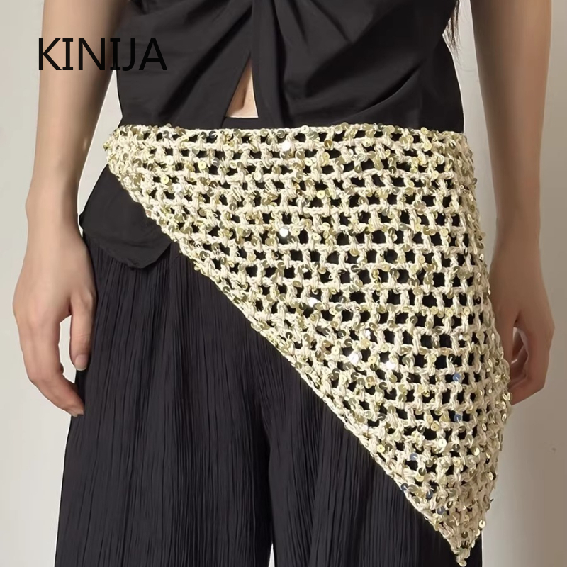 Ins Style Sequined Hollow Knit - Photography Triangle 评论和价格