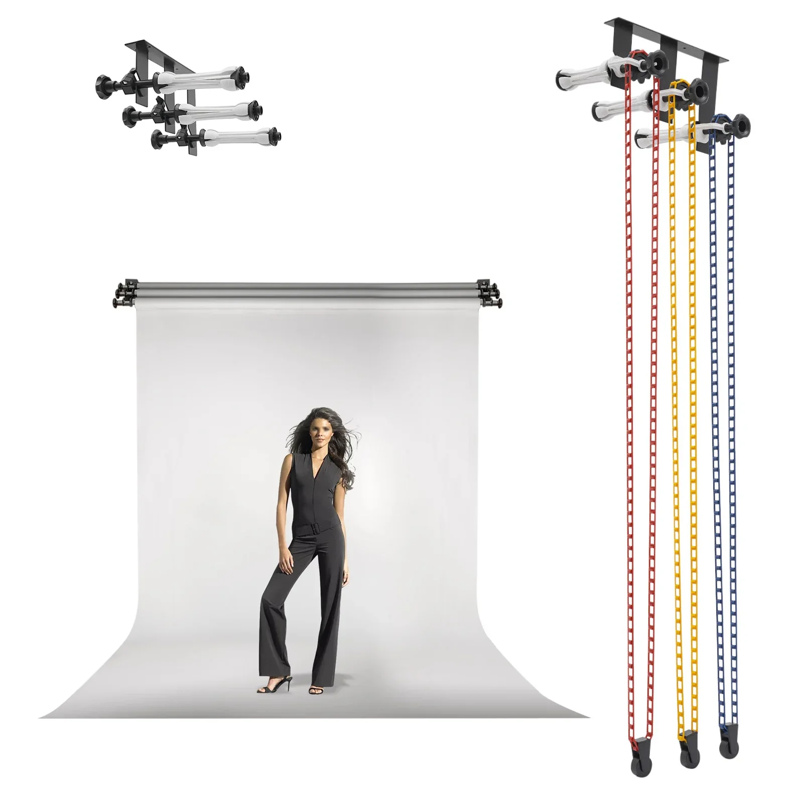 NEW 3 Roller Background Suppor - Photography Kit 评论和价格