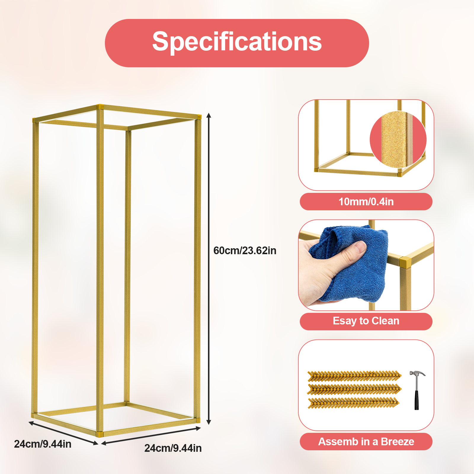 Flower Stand, 10-Pack Square W - Photography Triangle 评论和价格