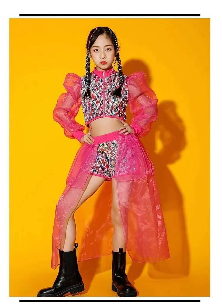Jazz Costume Sequins Dance Gir - Photography Online 评论和价格