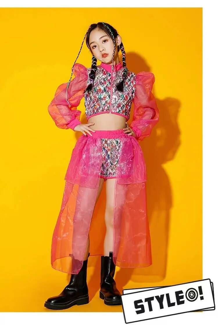Jazz Costume Sequins Dance Gir - Photography Online 评论和价格
