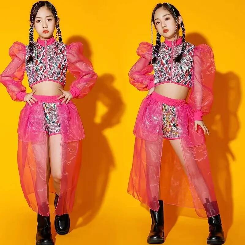 Jazz Costume Sequins Dance Gir - Photography Online 评论和价格