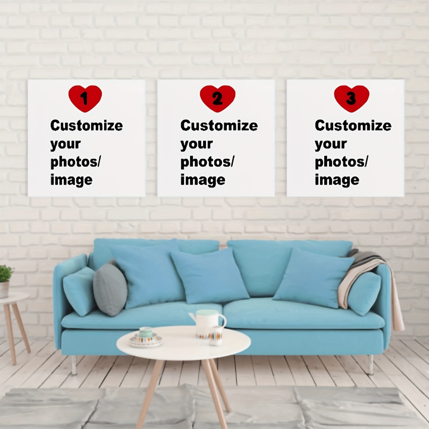 3pcs/set Custom Square Canvas  - Photography Kit 评论和价格