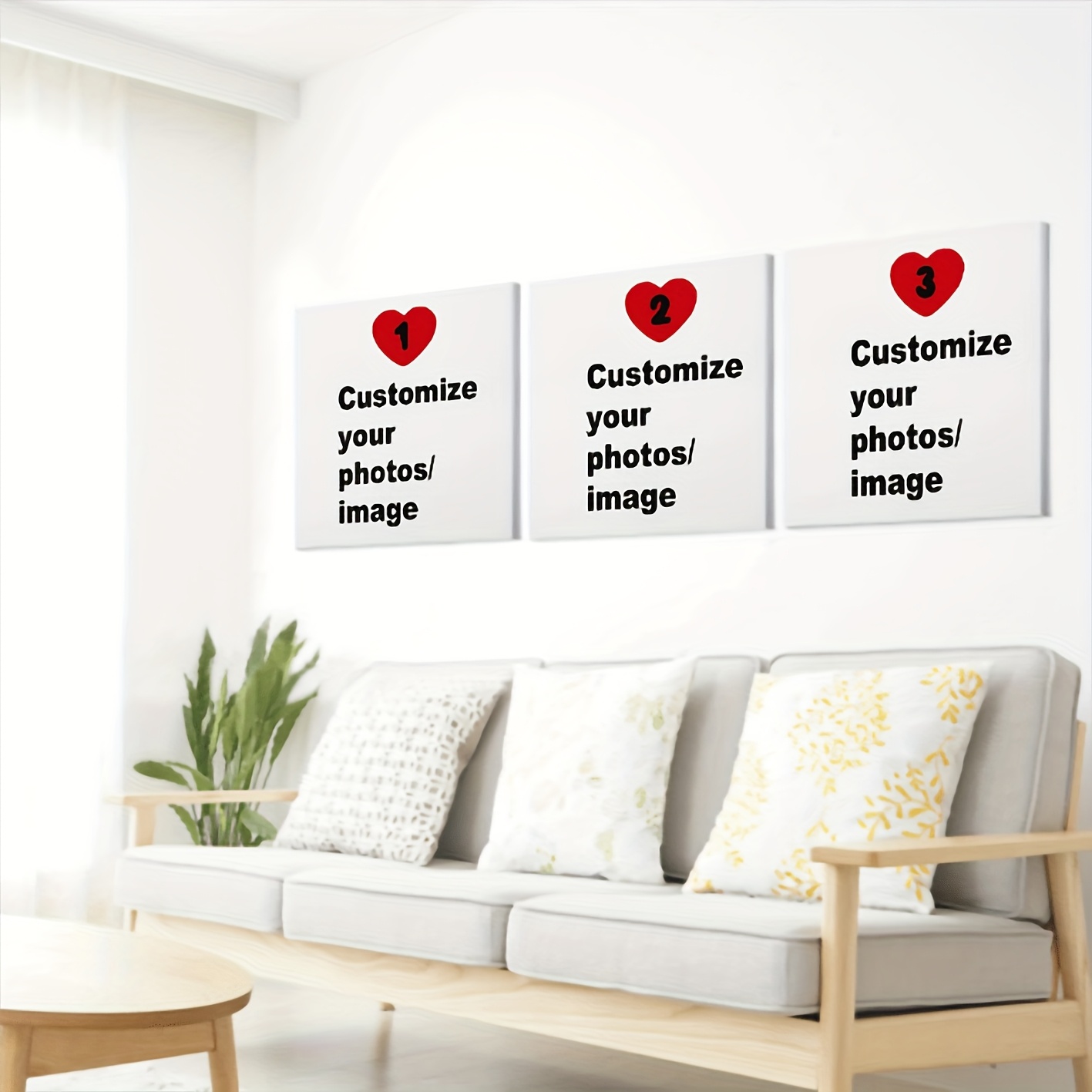 3pcs/set Custom Square Canvas  - Photography Kit 评论和价格