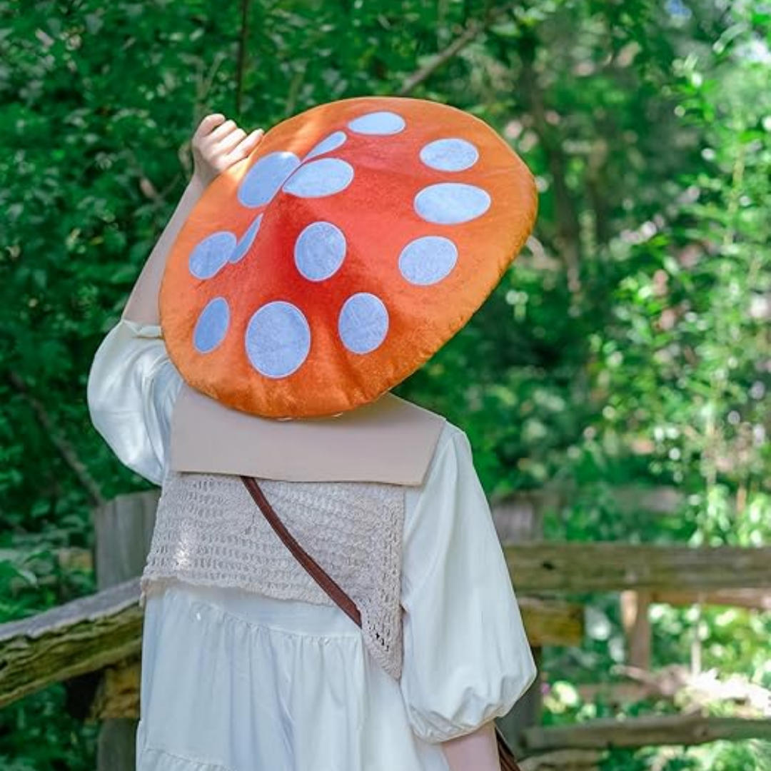 Creative mushroom hat with red - Photography Umbrella 评论和价格