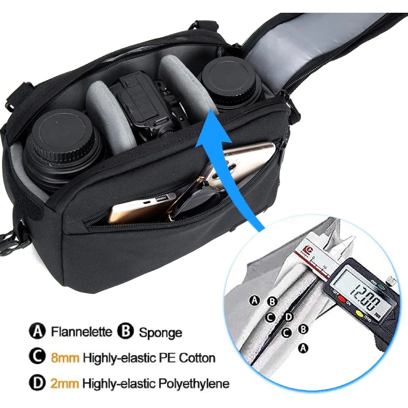 Waterproof One-Shoulder Sling  - Photography Outdoor 评论和价格