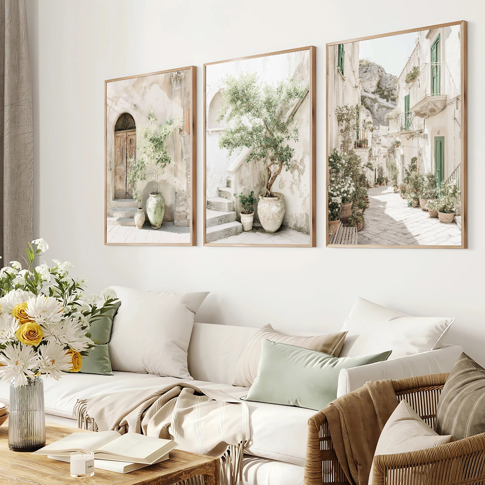 3pcs Set Unframed Italy Medite - Photography Kit 评论和价格