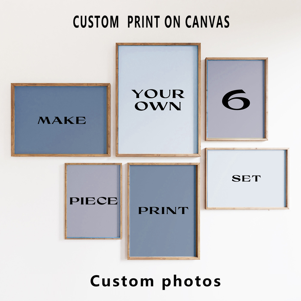 6pcs/set Custom Canvas Prints  - Photography Kit 评论和价格