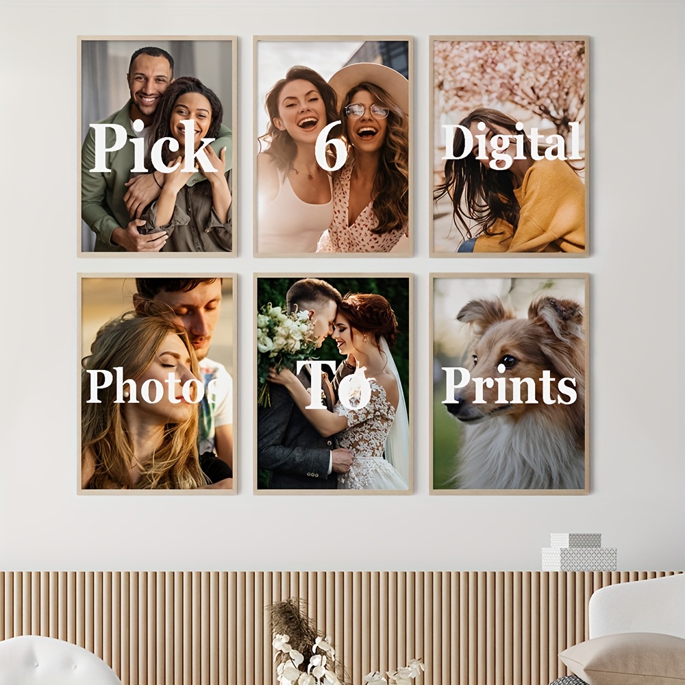 6pcs/set Custom Canvas Prints  - Photography Kit 评论和价格