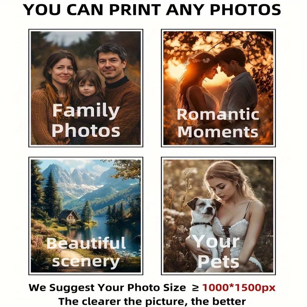 6pcs/set Custom Canvas Prints  - Photography Kit 评论和价格