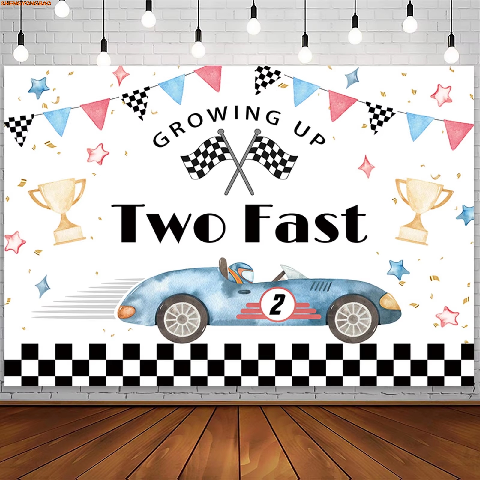 Racing Birthday Party Backdrop - Photography Competition 评论和价格